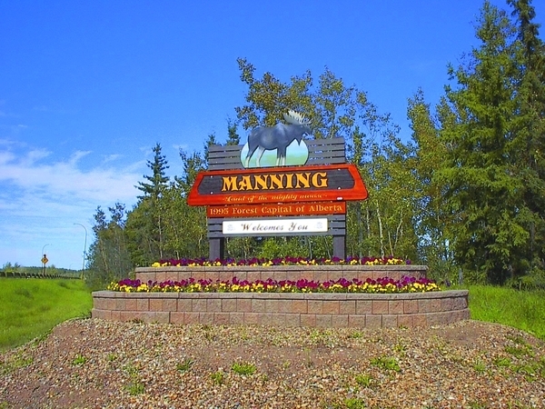 Manning Alberta Northern Lights County