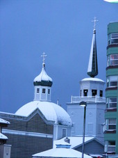 Sitka St Michael's in winter